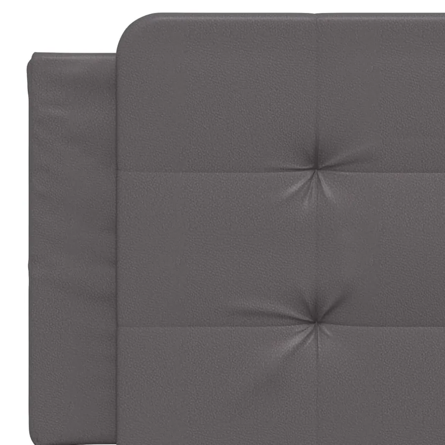 Cadre de lit avec LED sans matelas Zadar gris 160x200 cm - 11