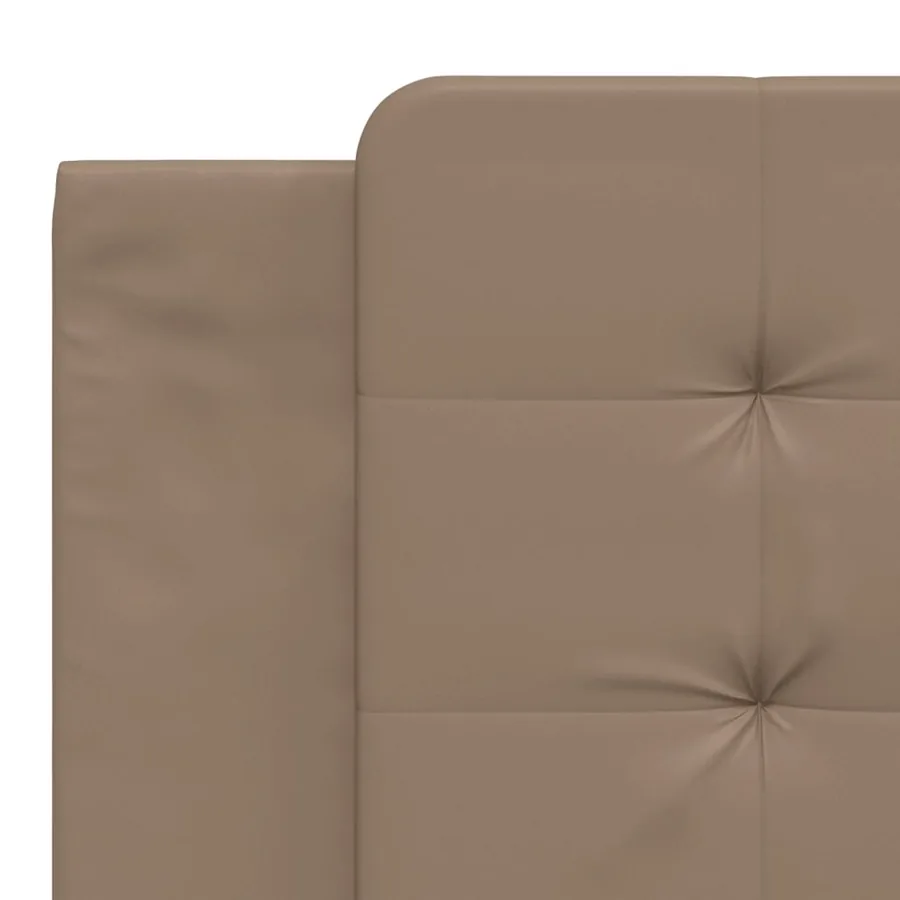 Lit avec matelas Zadar cappuccino 180x200 cm similicuir - 7