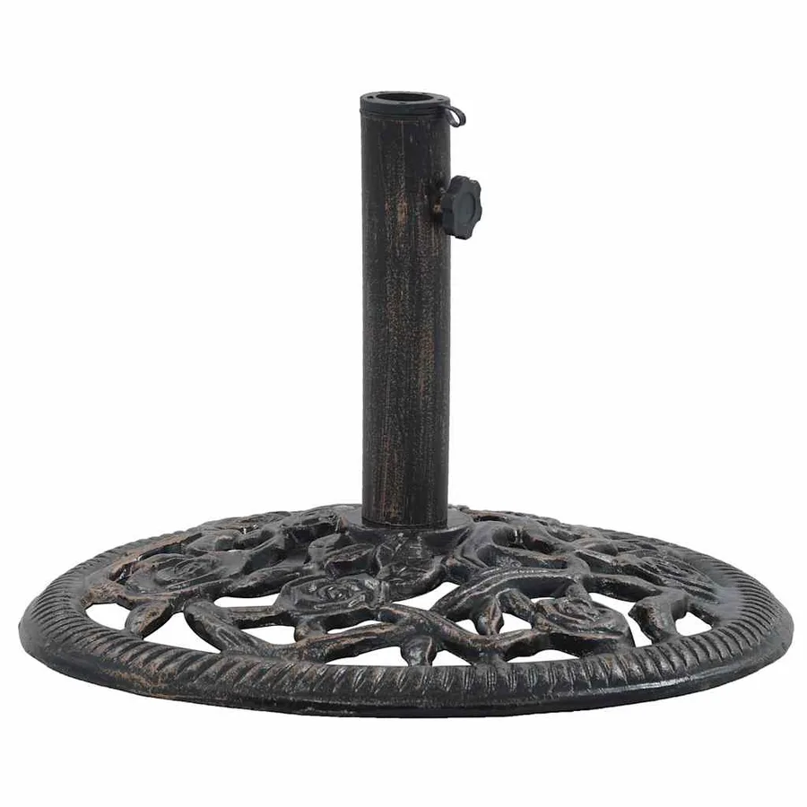 Parasol base Bronze 12 kg 48 cm Cast iron - 4
