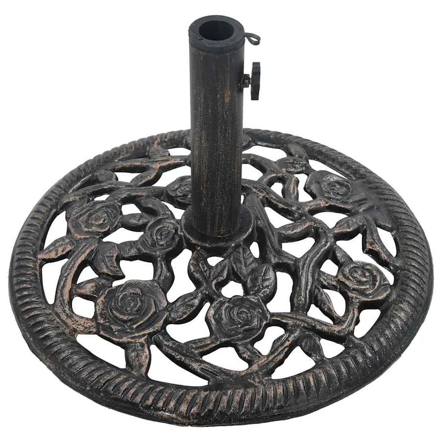 Parasol base Bronze 12 kg 48 cm Cast iron - 5