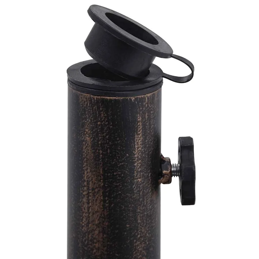 Parasol base Bronze 12 kg 48 cm Cast iron - 8