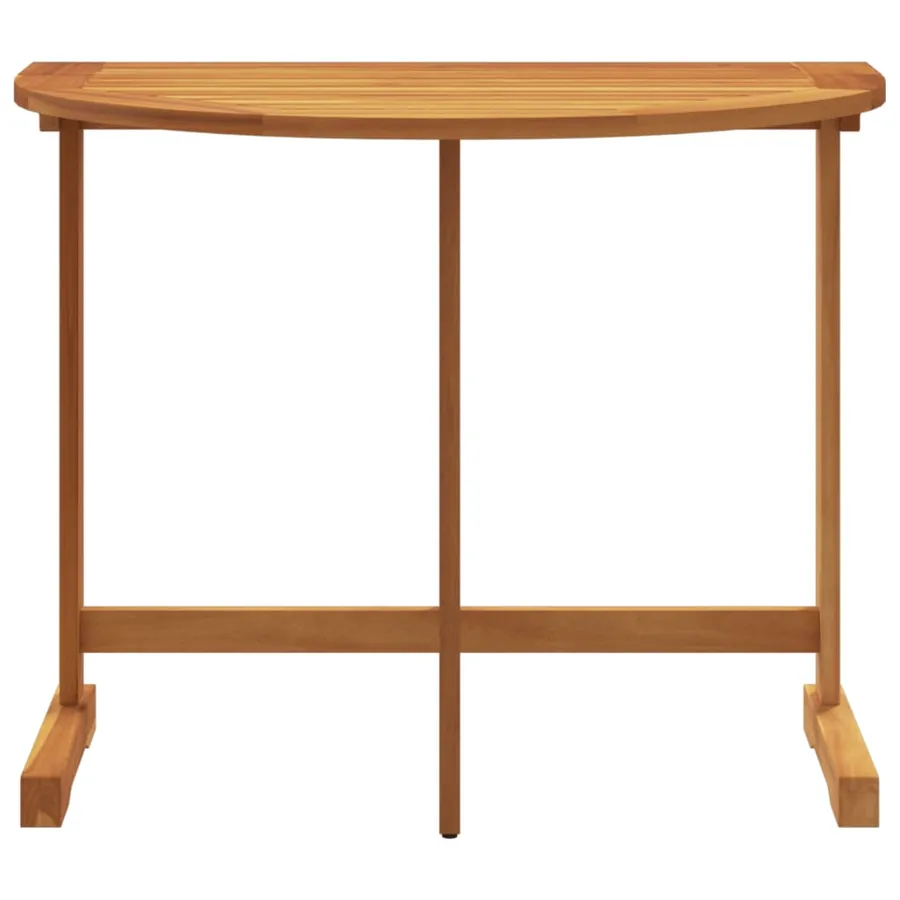 Ensemble à manger de jardin pliable 3 pcs bois d'acacia massif - 4