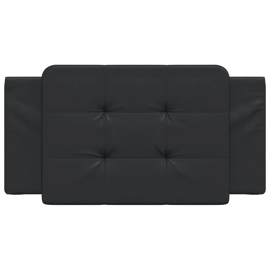 Coussin de tête de lit Zadar noir 100 cm similicuir - 4
