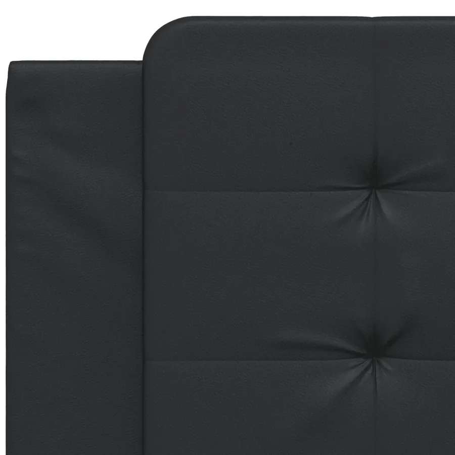 Coussin de tête de lit Zadar noir 100 cm similicuir - 7