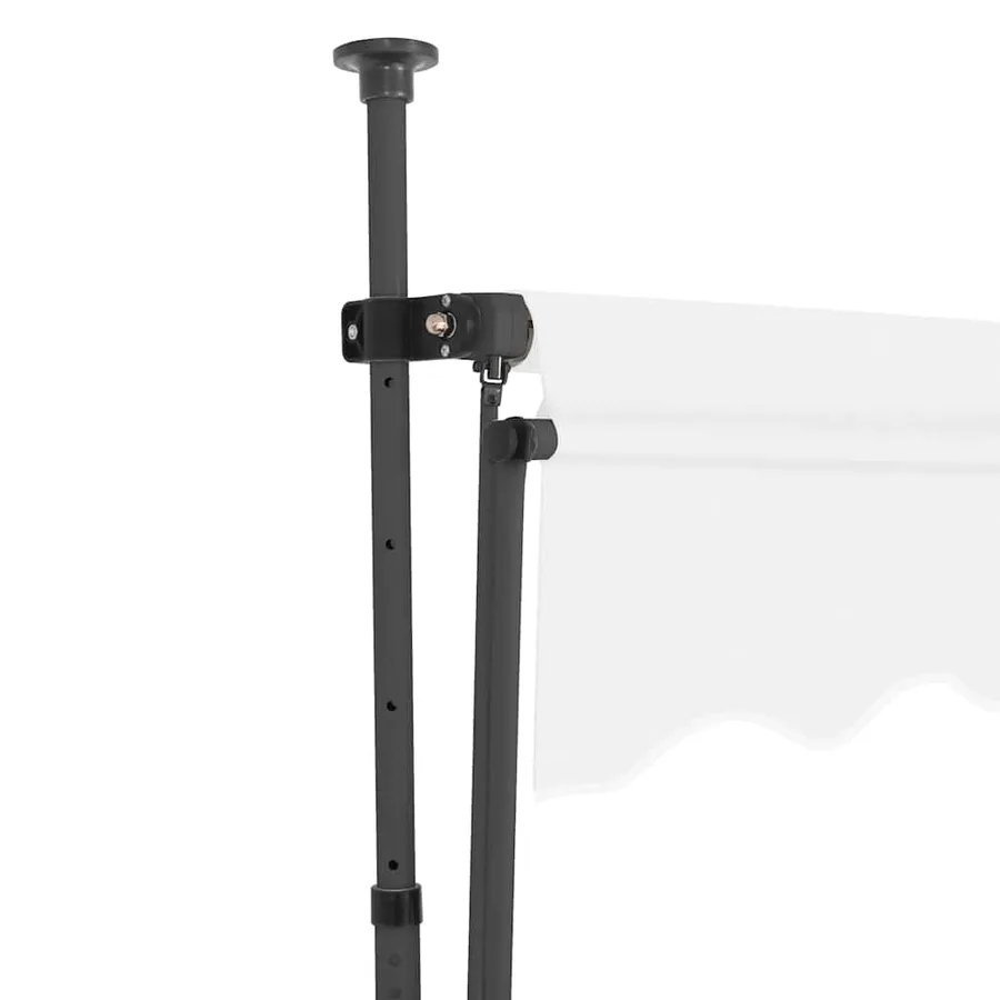 Auvent manuel rétractable avec LED 200 cm Crème - 4