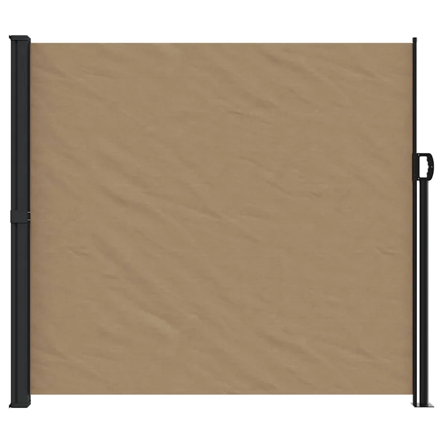Auvent latéral rétractable taupe 180x500 cm - 3