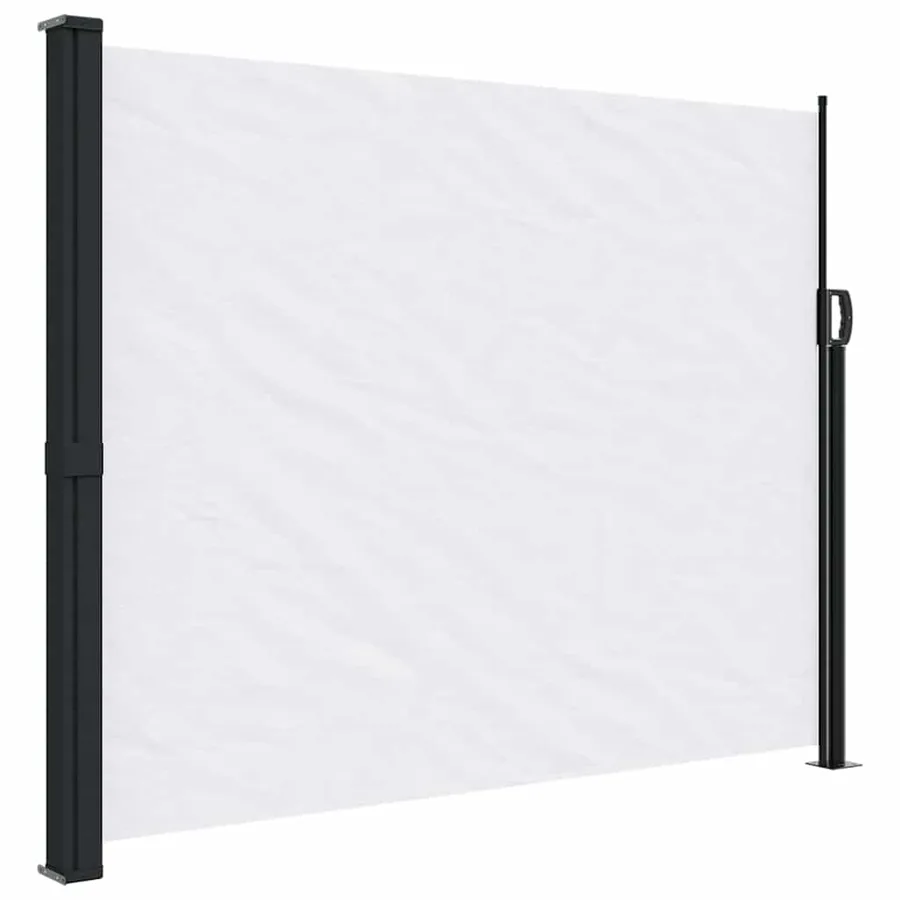 Auvent latéral rétractable blanc 160x600 cm - 2