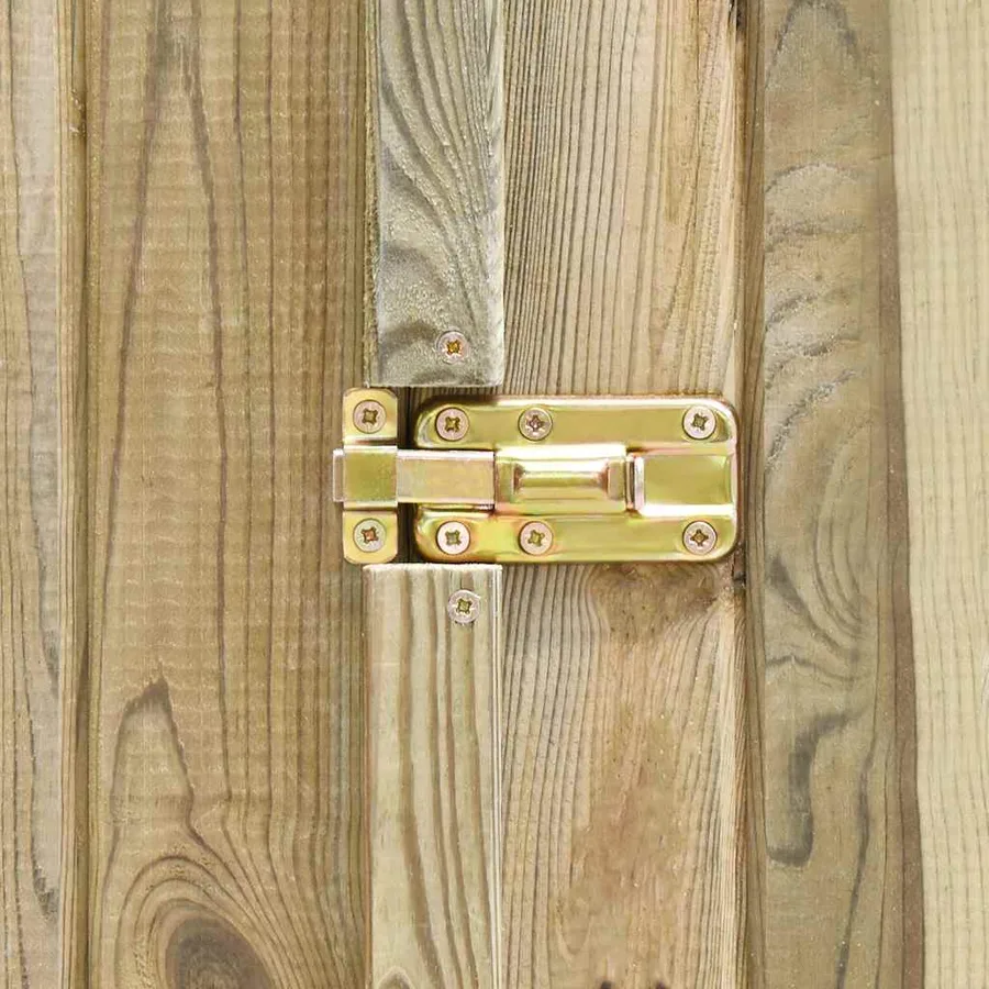 Garden tool shed 123x50x171 cm Impregnated pinewood - 8