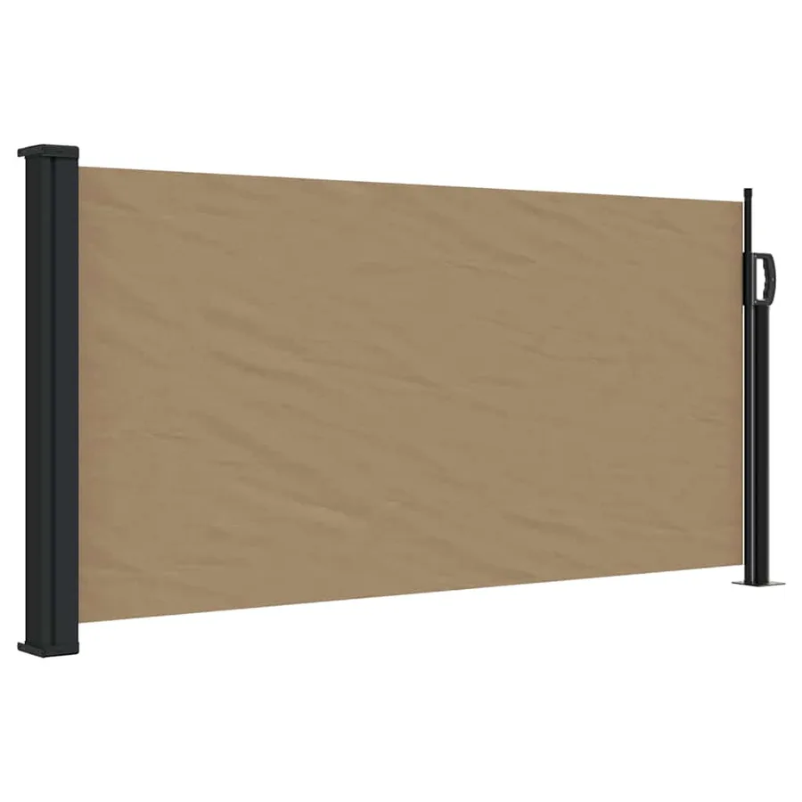 Auvent latéral rétractable taupe 100x300 cm - 2