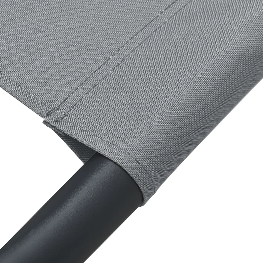 Chaise longue d'extérieur Tissu Anthracite - 6
