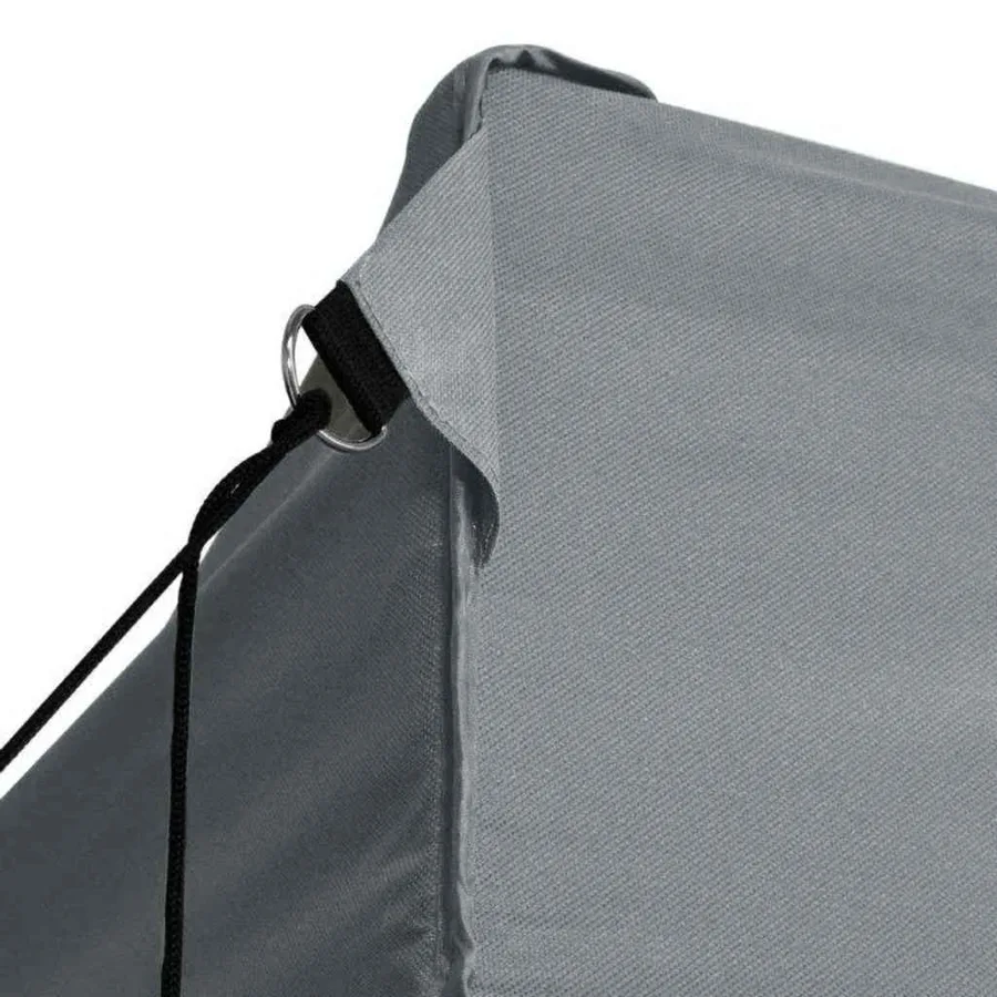 Tente de réception pliable avec 4 parois 3x4 m Acier Anthracite - 6