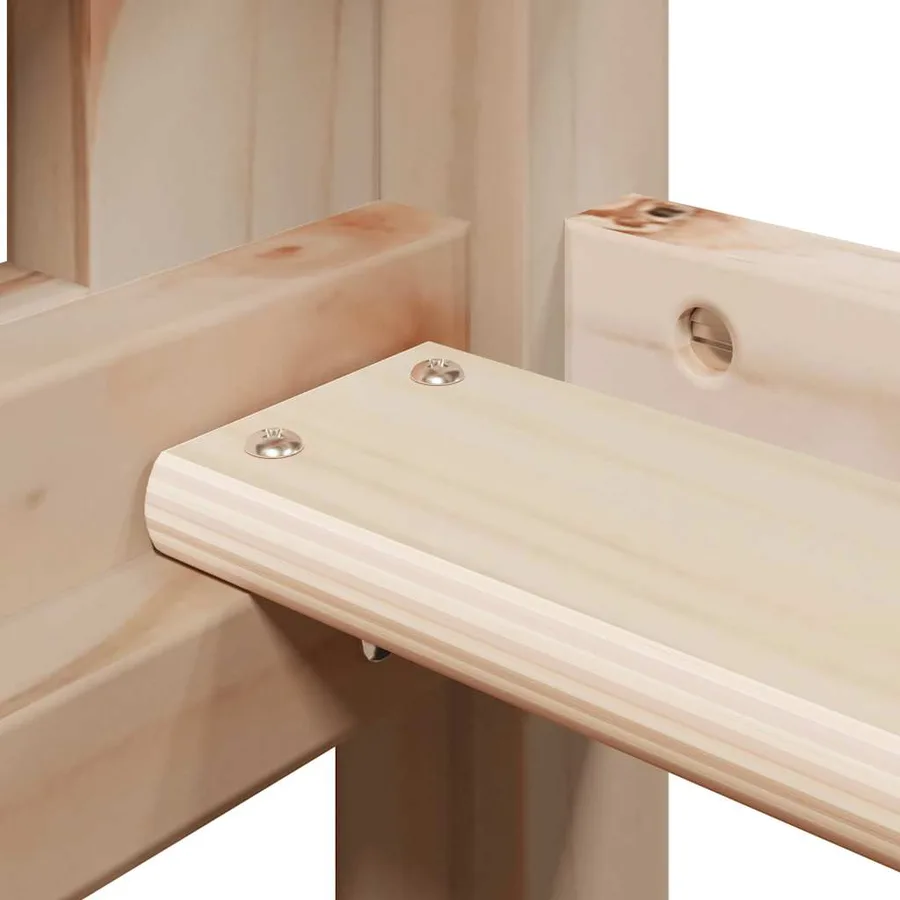 Lit superposé sans matelas 75x190 cm bois de pin massif - 10