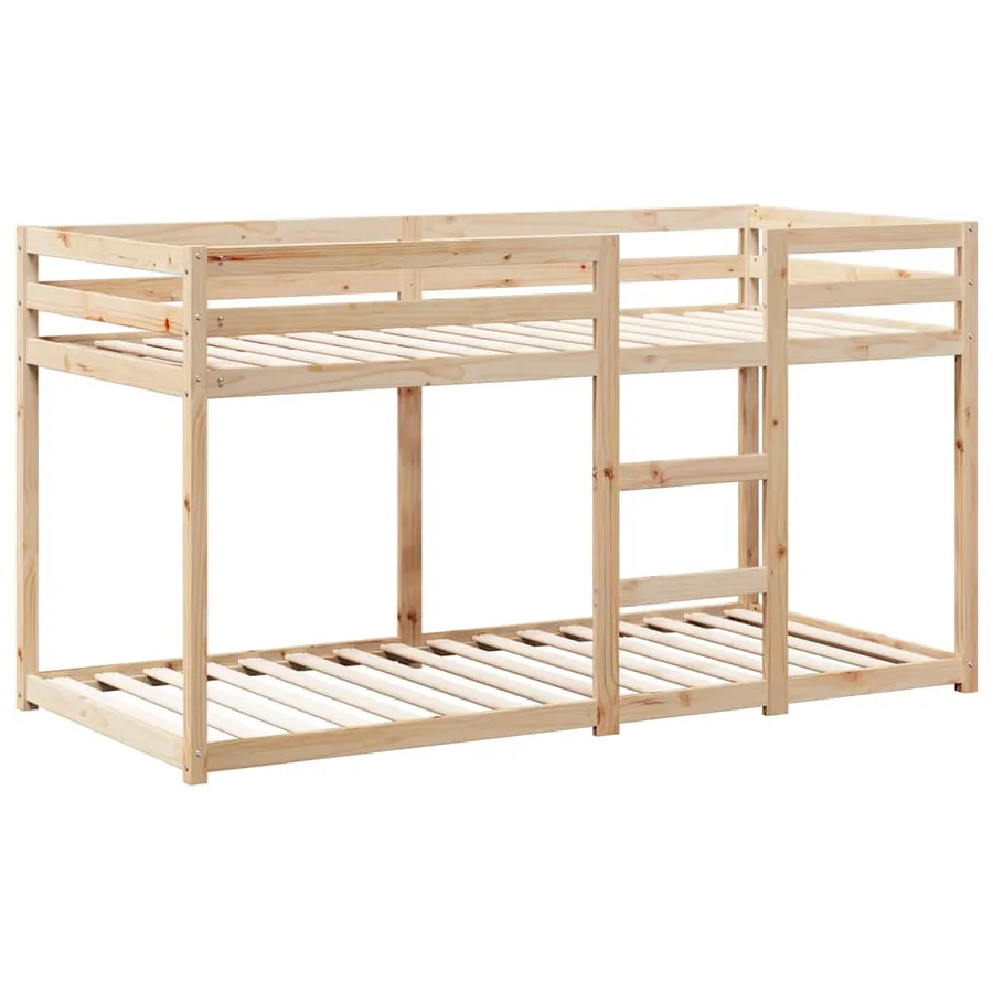 Lit superposé sans matelas 75x190 cm bois de pin massif - 7