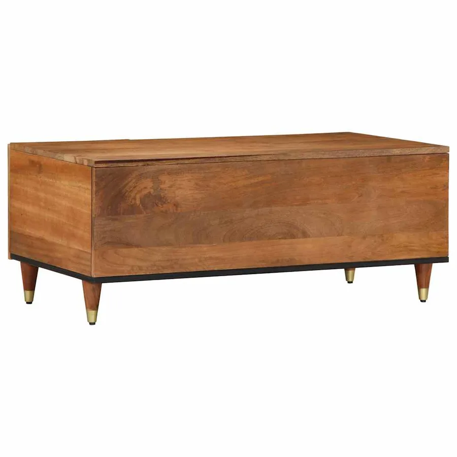 Table basse 100x54x40 cm bois de manguier massif - 5