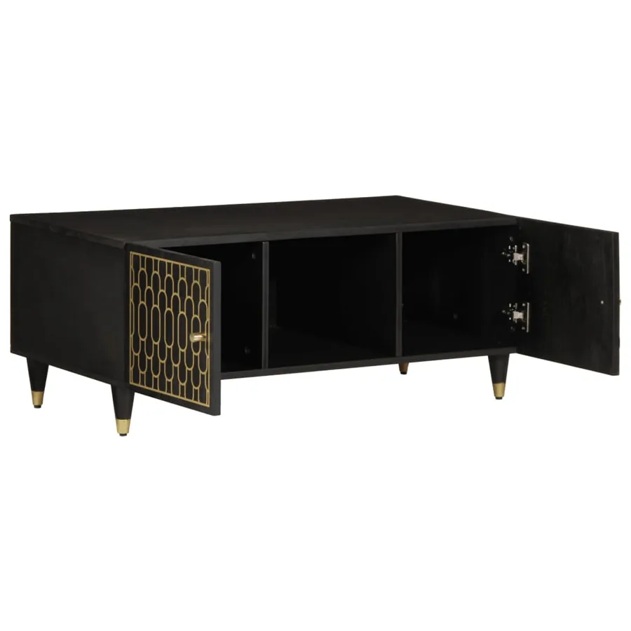 Table basse 100x54x40 cm bois de manguier massif - 2