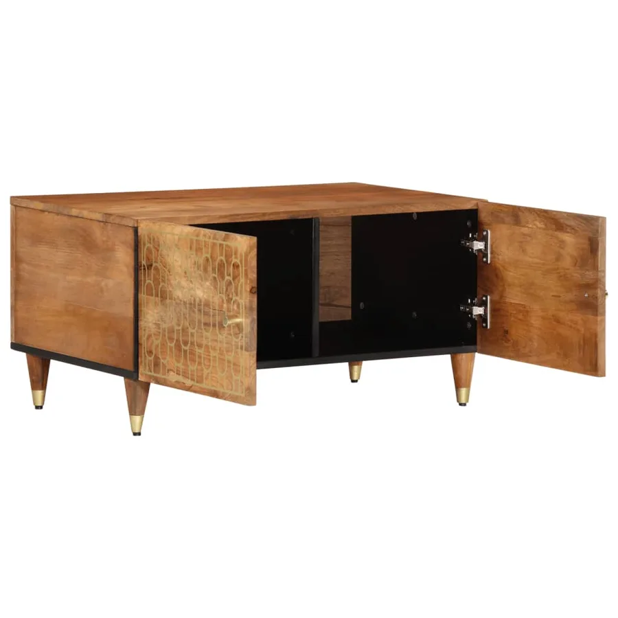Table basse 80x50x40 cm bois de manguier massif - 3