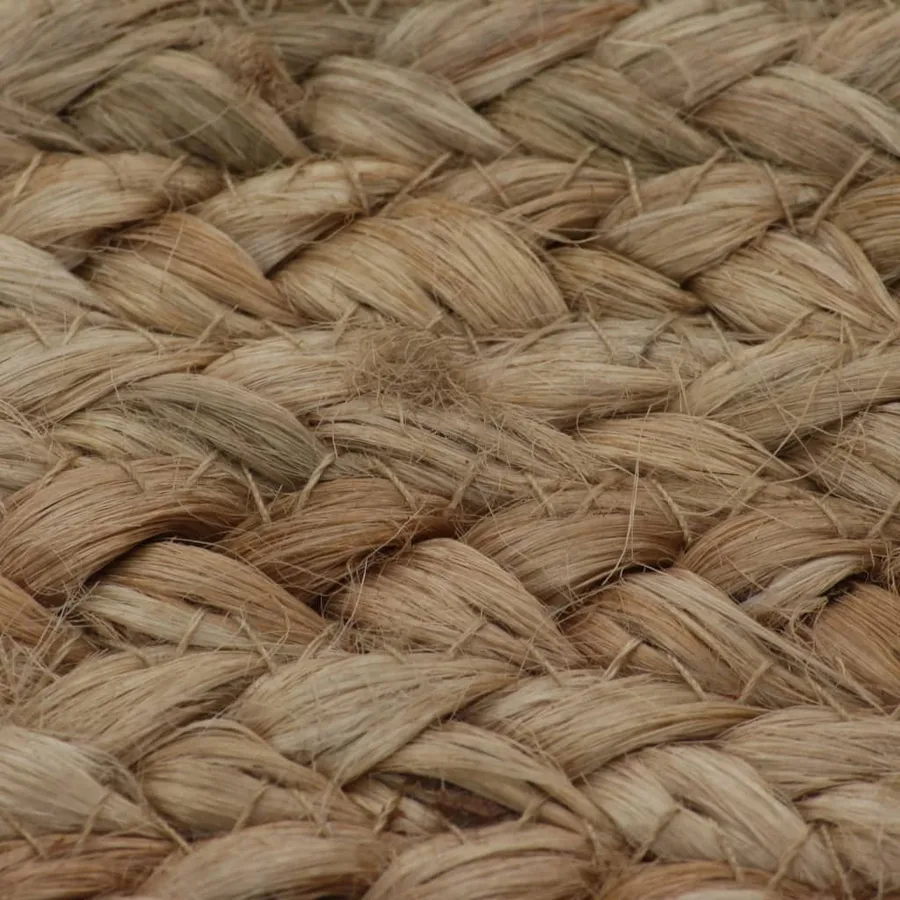 Tapis Jute tressé 90 cm rond - 5