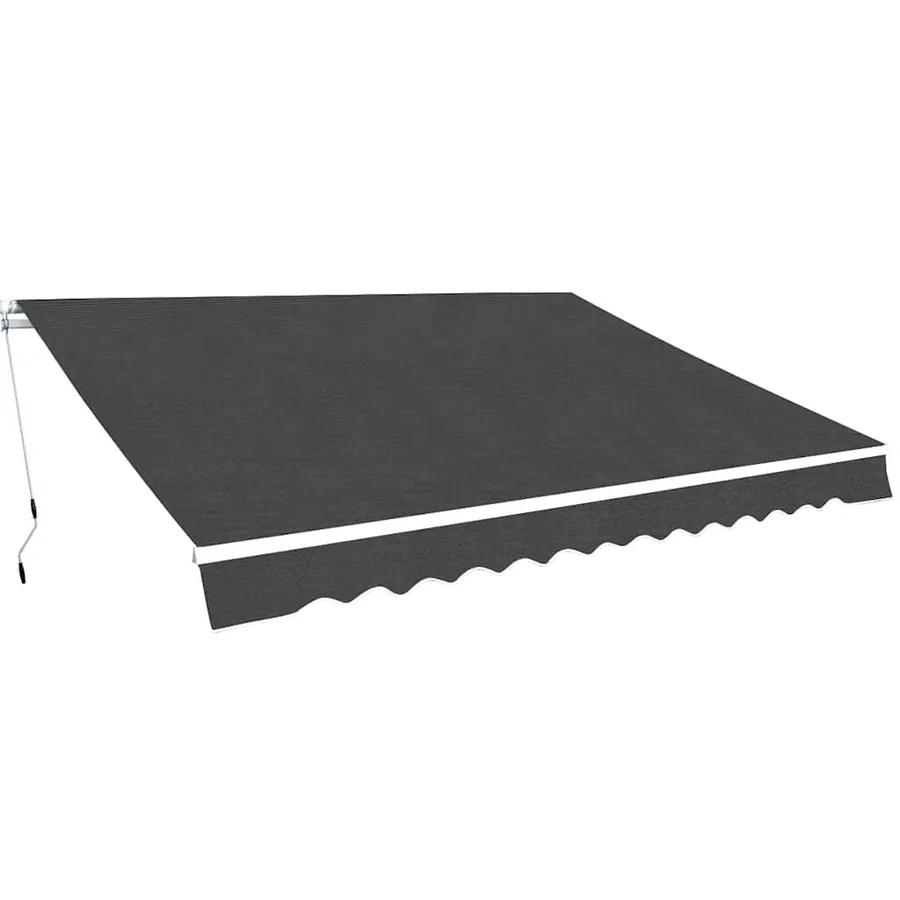 Manual folding awning 450 cm Anthracite