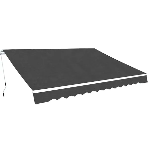 Manual folding awning 450 cm Anthracite