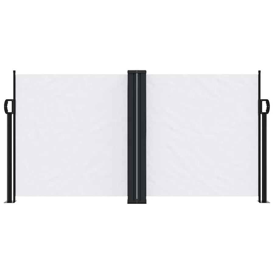 Auvent latéral rétractable blanc 120x1000 cm - 3