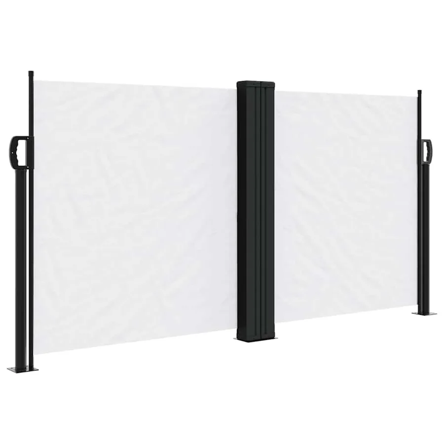 Auvent latéral rétractable blanc 120x600 cm - 2