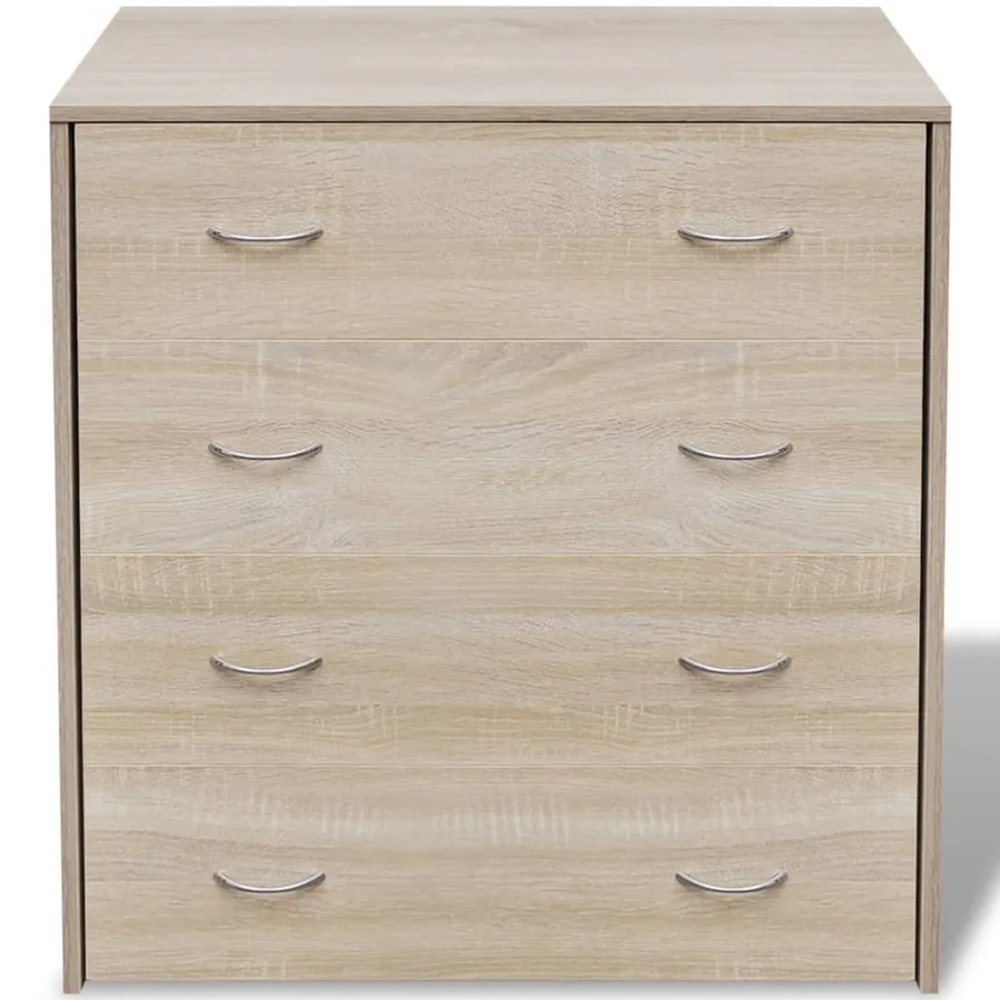 Buffet avec 4 tiroirs 60 x 30,5 x 71 cm Couleur de chêne - 4