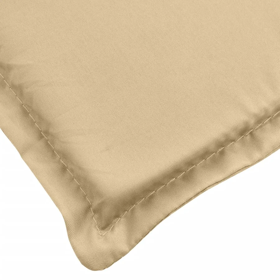 Coussins de chaise à dossier haut lot de 6 beige mélangé tissu - 9