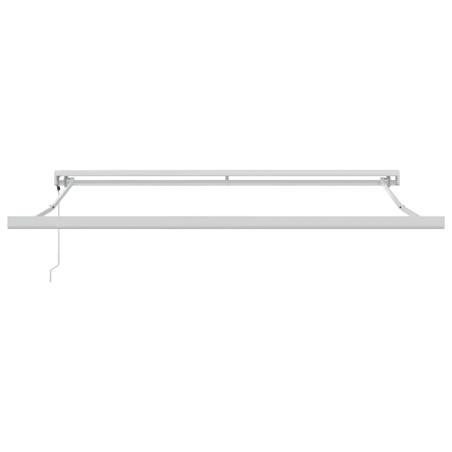 Auvent rétractable anthracite/blanc 3x2,5 m tissu et aluminium - 8