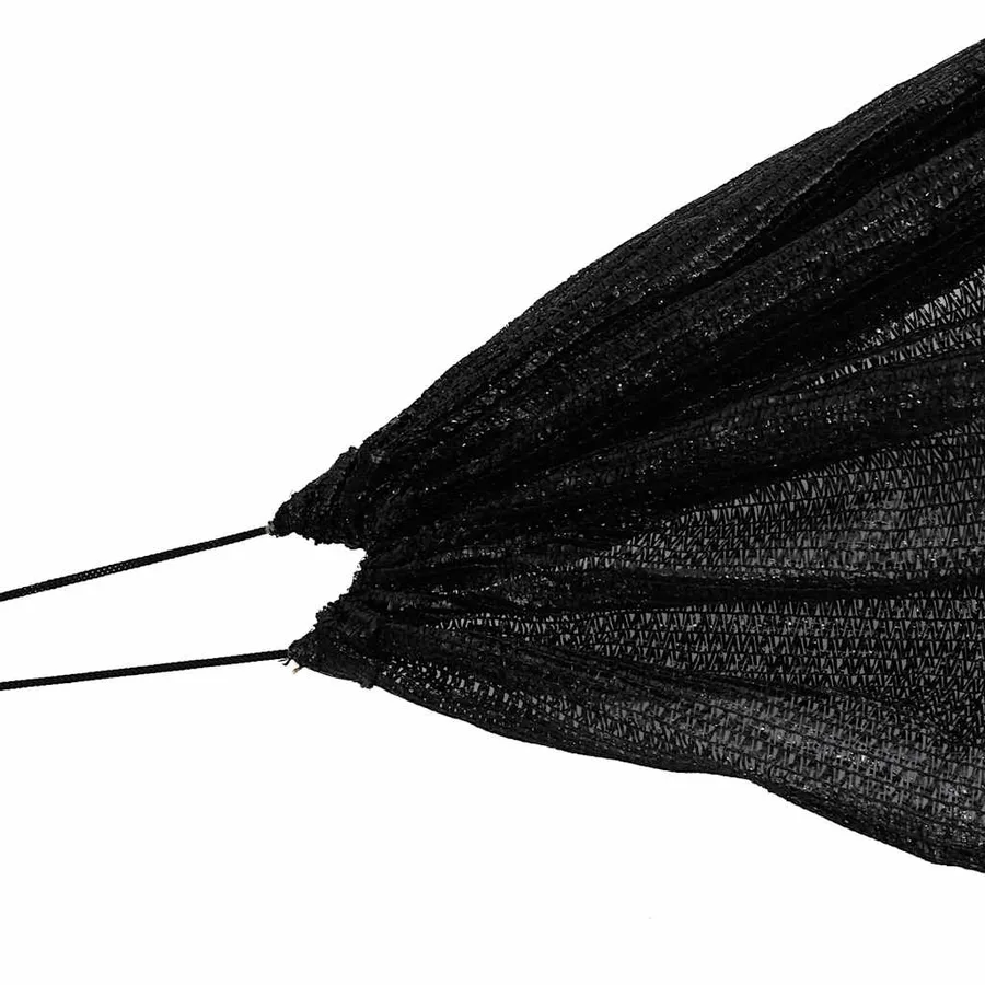 Tunnels en filet 4 pcs noir acier et polyéthylène - 8