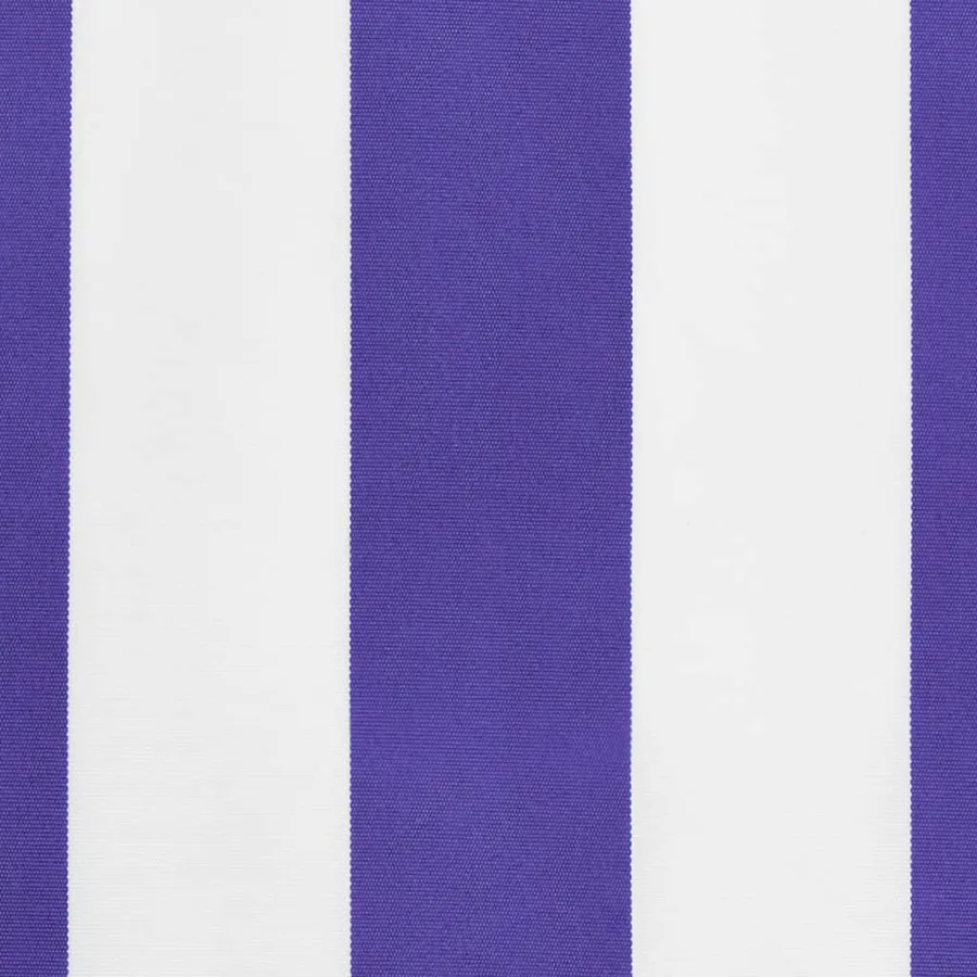 Tissu de remplacement de cantonnière d’auvent rayure bleu blanc - 5