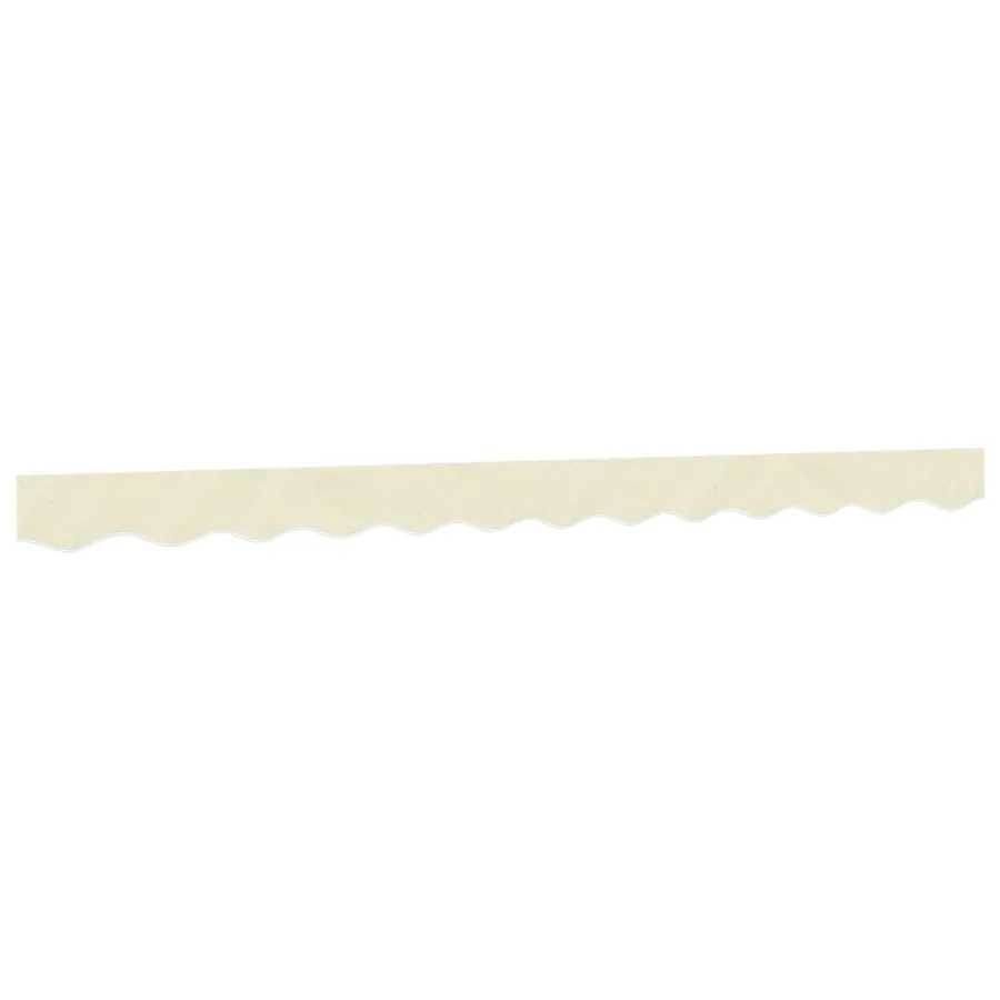 Tissu de remplacement de cantonnière d’auvent rayure crème 3 m - 2