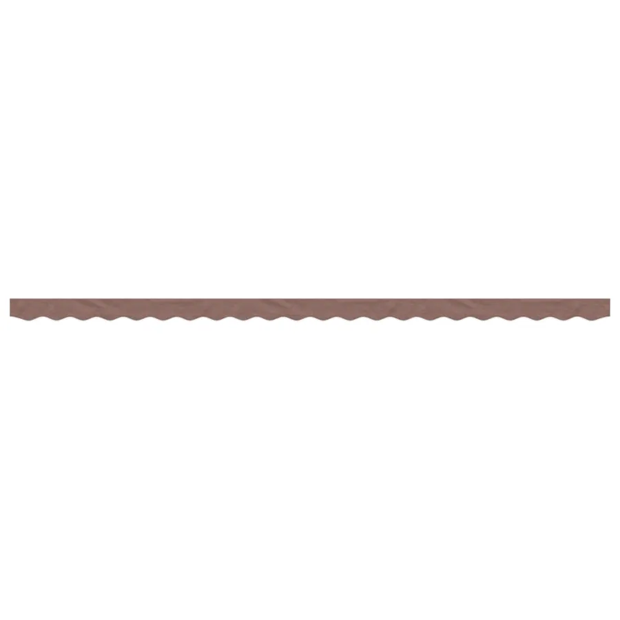 Tissu de remplacement de cantonnière d’auvent rayure marron 5 m - 3