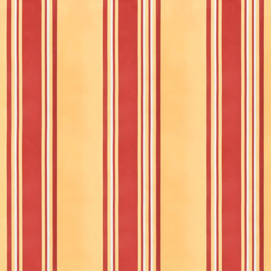 Tissu de remplacement de cantonnière d’auvent jaune orange 3 m - 5