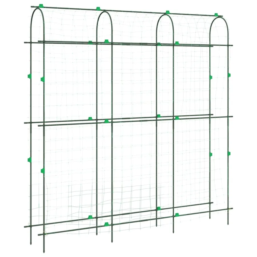 Treillis de jardin pour plantes grimpantes 4 pcs forme en U - 4