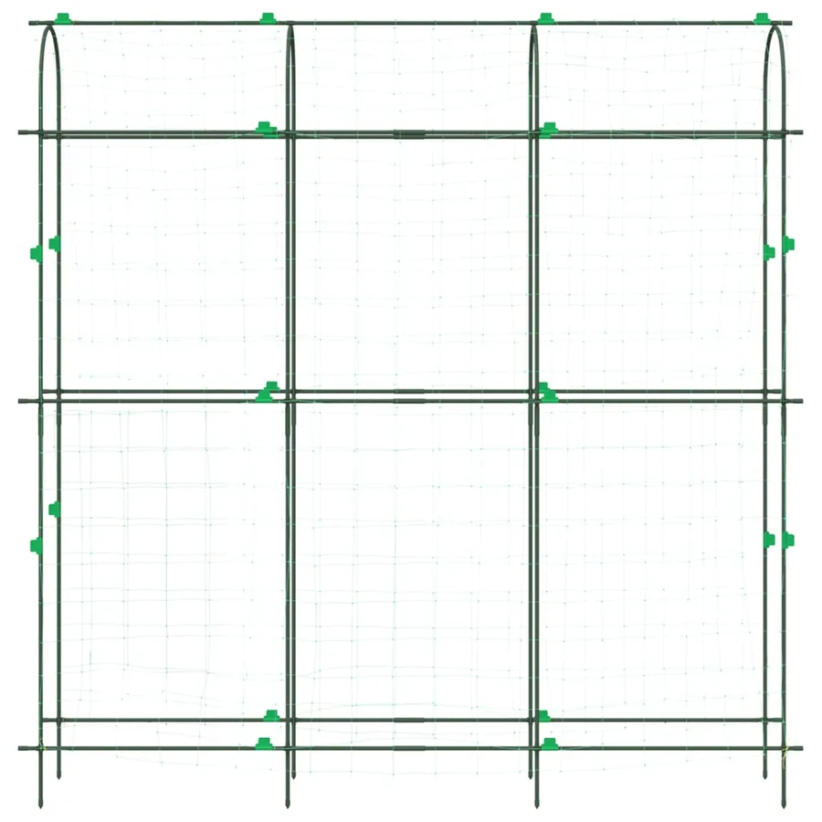 Treillis de jardin pour plantes grimpantes 4 pcs forme en U - 5