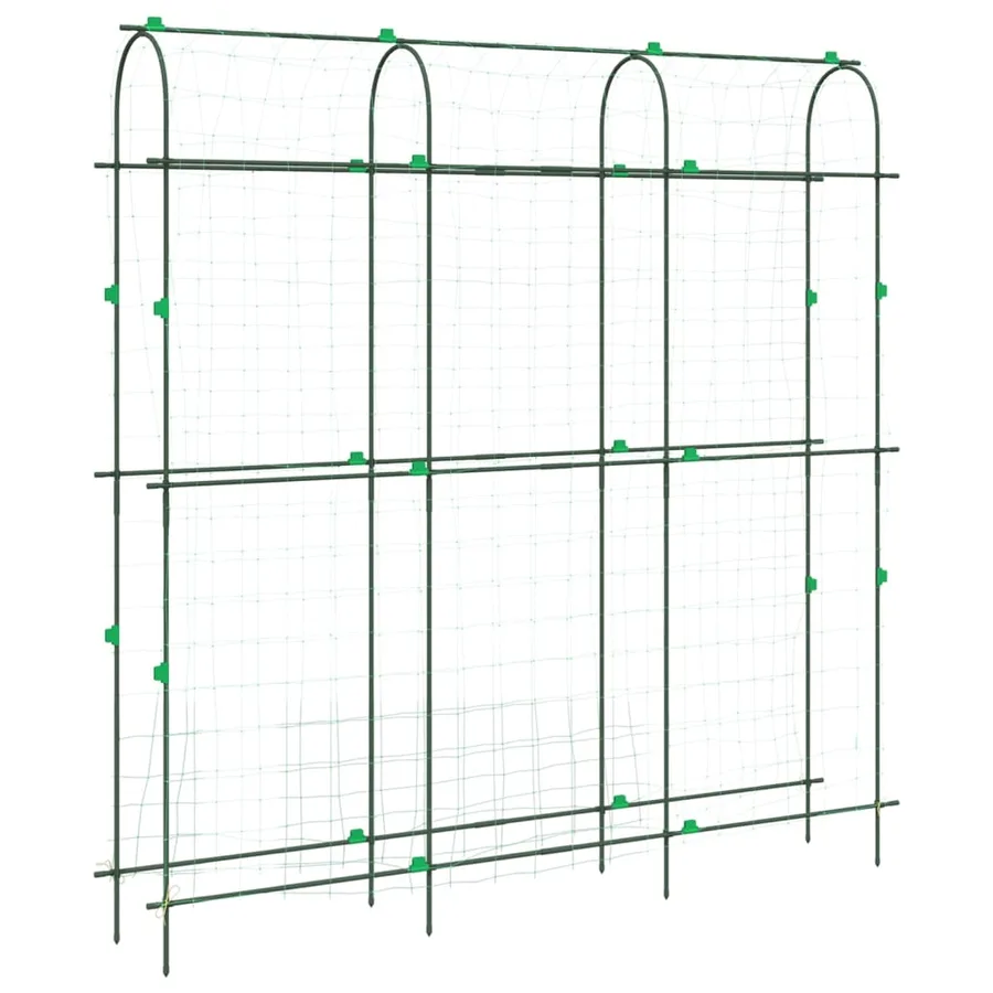 Treillis de jardin pour plantes grimpantes 4 pcs forme en U - 7
