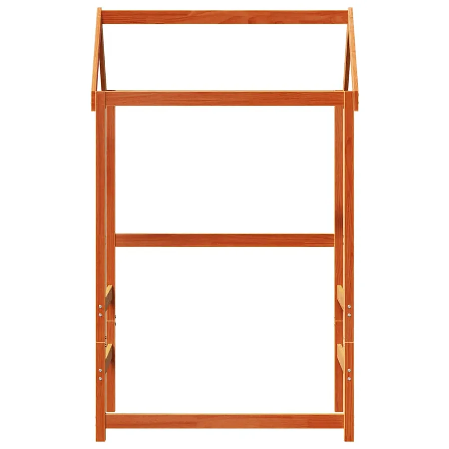 Toit de lit pour enfants 108x70x176,5 cm bois de pin massif - 4