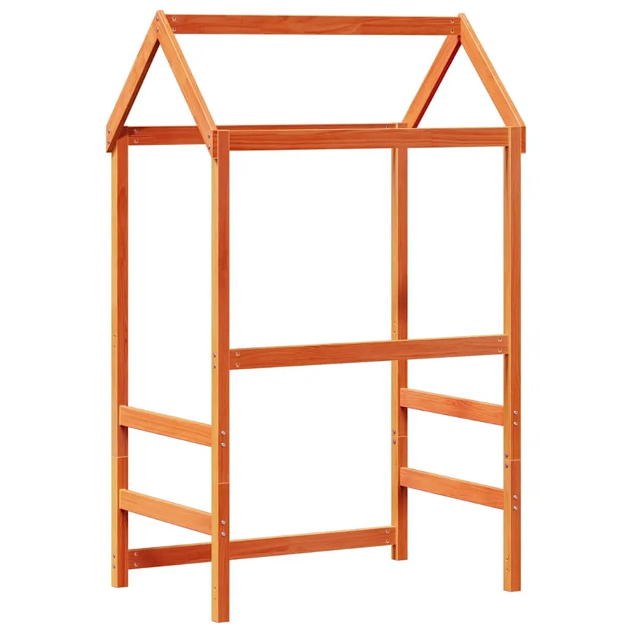Toit de lit pour enfants 108x70x176,5 cm bois de pin massif - 6
