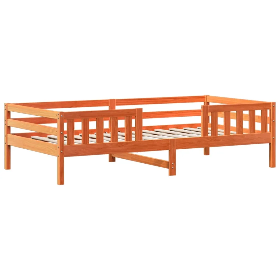 Ensemble de lit et de banc avec toit sans matelas 80x200 cm - 7