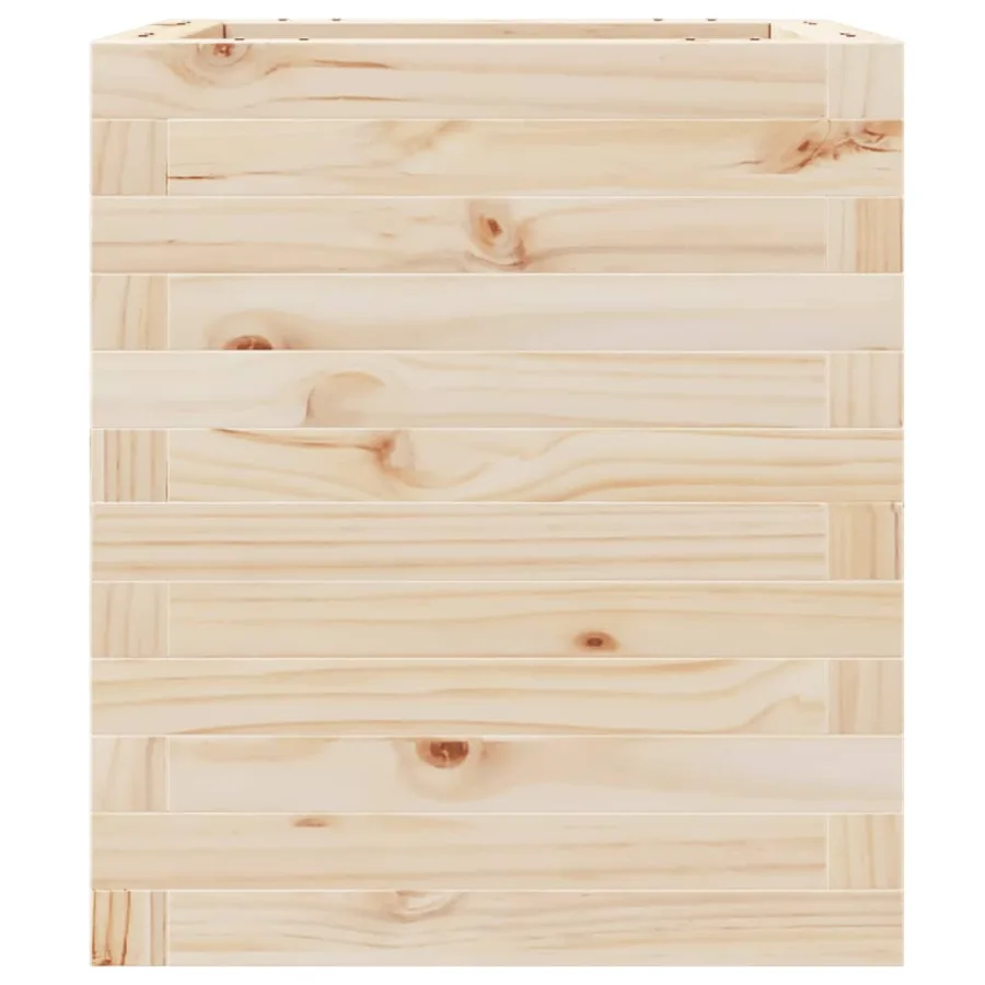 Jardinière 40x40x46 cm bois de pin massif - 5