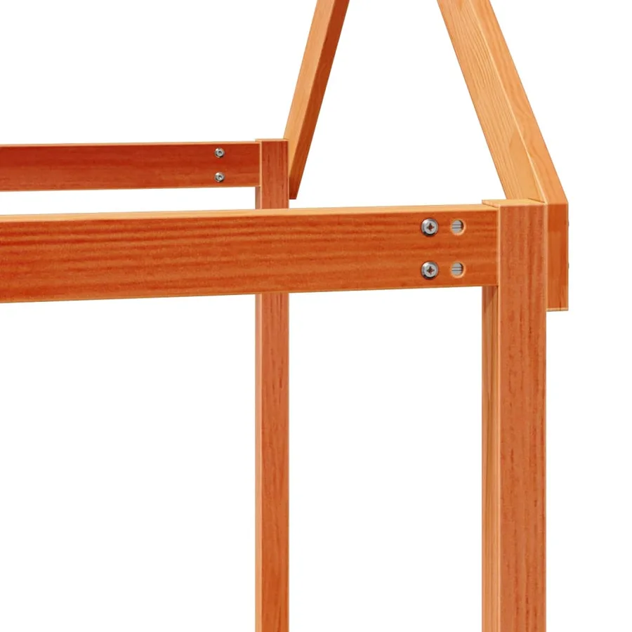 Lit superposé sans matelas cire marron 90x190 cm pin massif - 10