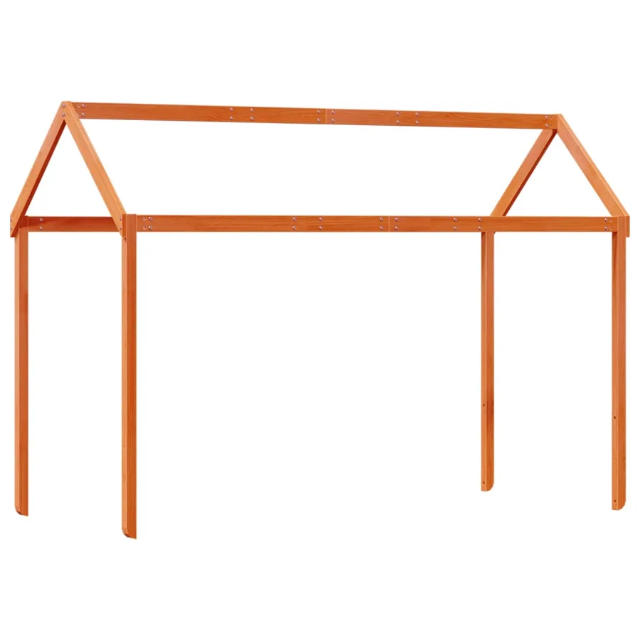 Lit superposé sans matelas cire marron 90x190 cm pin massif - 6