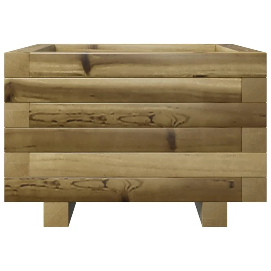 Jardinière 40x40x26,5 cm bois de pin imprégné - 5