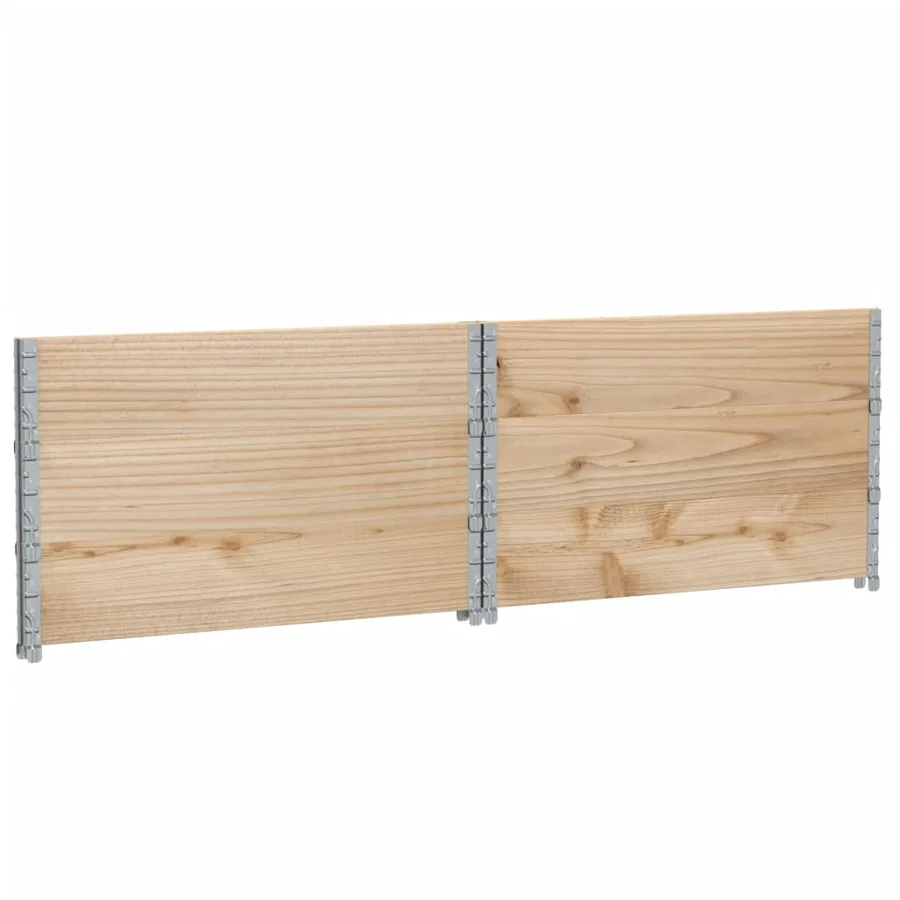 Jardinière 100x100 cm bois de pin massif - 6