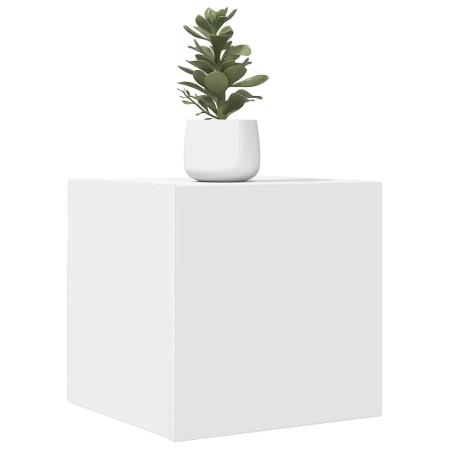 Meubles TV muraux 2 pcs Blanc 30,5x30x30 cm