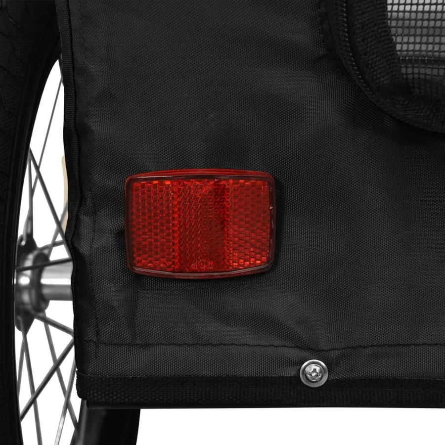 Remorque de vélo pour animaux de compagnie noir - 11