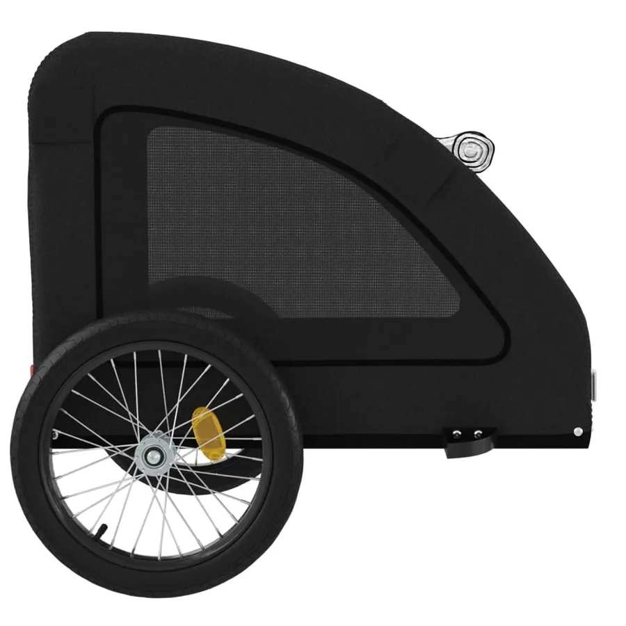 Remorque de vélo pour animaux de compagnie noir - 7