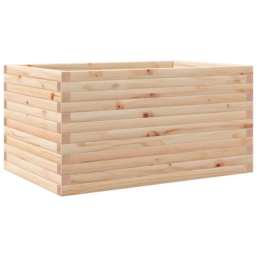 Jardinière 90x60x45,5 cm bois de pin massif - 2