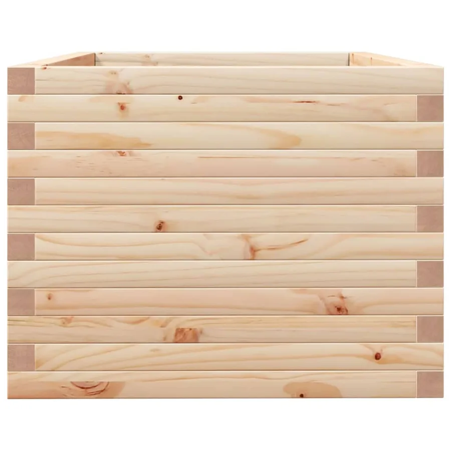 Jardinière 90x60x45,5 cm bois de pin massif - 6