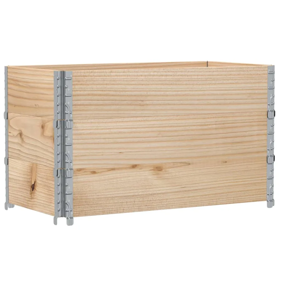 Jardinière 100x50 cm bois de pin massif - 5
